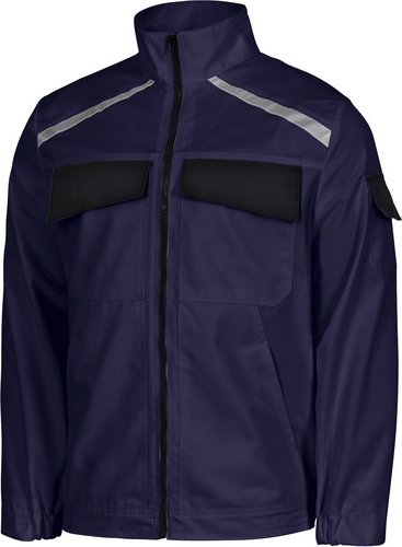 safety and more Arbeitsjacke »EXTREME«, marine/schwarz, Polyester/Baumwolle, Gr. XXXL - blau