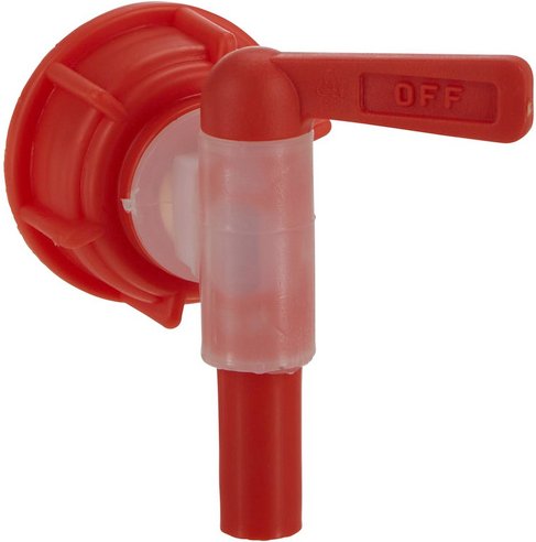 FLORAWORLD Auslaufhahn, Kunststoff, rot