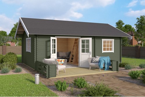 LASITA MAJA Gartenhaus Zubehör »Caroline«, Zubehör für: Gartenhaus Caroline, grün - gruen