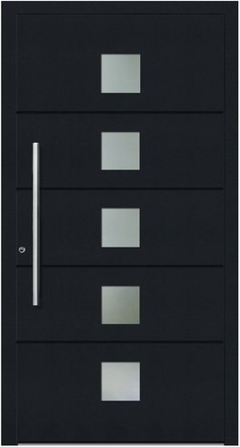 KNOCK Aluminium-Haustür »Terra Nova«, anthrazit - grau