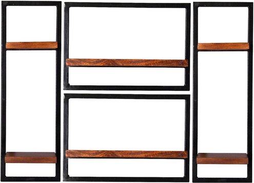 SIT Wandregal »PANAMA«, 6 Fachböden, Holz - braun