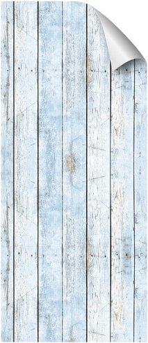 mySPOTTI Duschrückwand-Panel, fresh, Stadtpanorama, 210x90 cm - blau