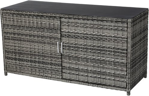 CASAYA Kissenbox »BOLANOS«, BxHxT: 160 x 83 x 62 cm, perlschwarz