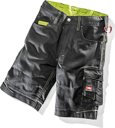 BULLSTAR Kinder-Arbeitsshort »ULTRA«, Polyester/Baumwolle, schwarz