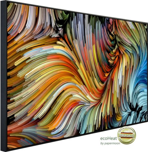 papermoon Infrarotheizung »EcoHeat - Abstrakt Farben«, Matt-Effekt - bunt