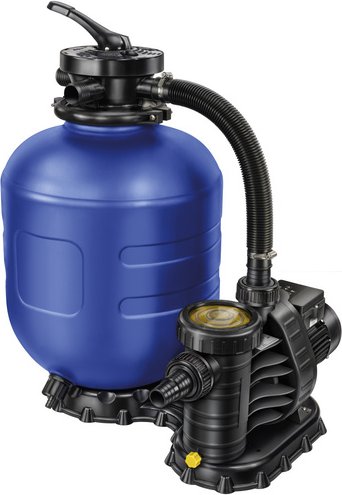 MYPOOL Sandfilteranlage »mp 400 Timer«, Max. Durchflussmenge: 7,5 m³/h - blau
