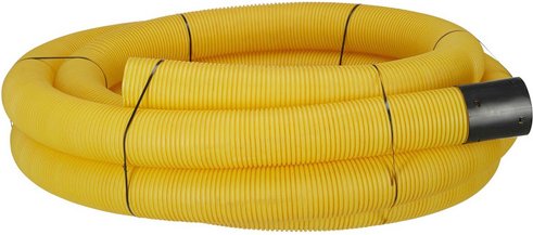 ACO Wellrohr, Polyvinylchlorid (PVC), Ø100 mm x 1000 cm - gelb