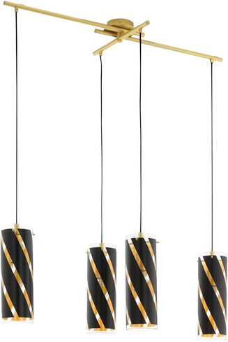 EGLO Pendelleuchte »PINTO NERO 1«, E27, ohne Leuchtmittel - bunt