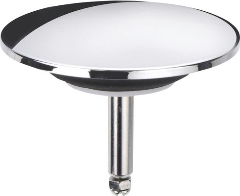 WELLWATER Abflussstopfen, Messing, verchromt - silberfarben