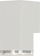 Konstsmide Außenleuchte »Pollux«, 7 W, BxHxT 7,5 x 16,5 x 11,5 cm, ohne Leuchtmittel - weiss