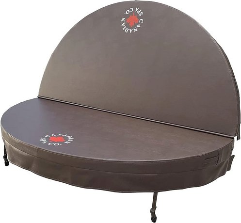 Canadian Spa Whirlpoolabdeckung, 198 cm Ø, braun, isolierend, UV-beständig