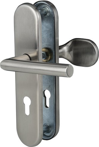 ALPERTEC Schutzbeschlag, Edelstahl - silberfarben