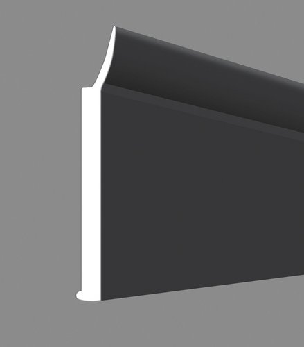 Thumbnail - Meeth Flachprofil, Kunststoff (PVC) - silberfarben