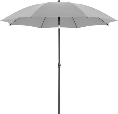 Thumbnail - DOPPLER Sonnenschirm »ACTIVE GREEN EDITION«, ⌀: 210 cm, hellgrau