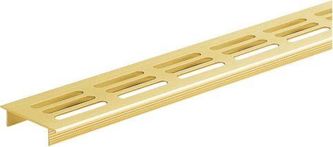 ALPERTEC Lüftungsprofil, Aluminium, goldfarben