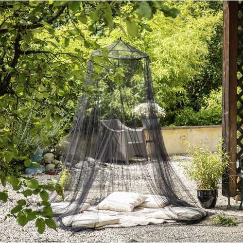 WINDHAGER Moskitonetz, 2,50x12,5 m, anthrazit - schwarz