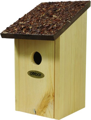 DOBAR Nistkasten, BxHxL: 16,5 x 27 x 14,5 cm, Holz, braun