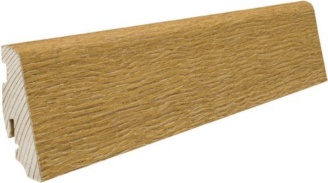 HARO Sockelleiste, Eiche, LxHxT: 220 x 5,8 x 19 cm - braun