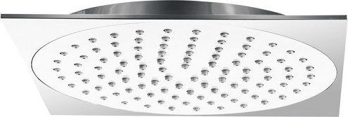 CORNAT Überkopfbrause »STYLE«, weiss|chromfarben, eckig, Höhe: 71 mm