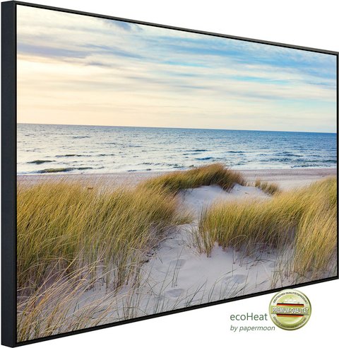 papermoon Infrarotheizung »EcoHeat - Dünen in der Ostsee«, Matt-Effekt - bunt