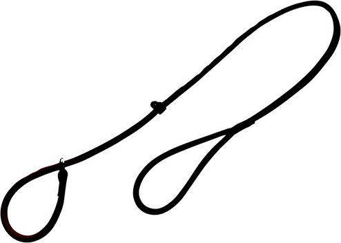 HEIM Hundeleine, Modern Art, 130cm, Rindsleder, Schwarz