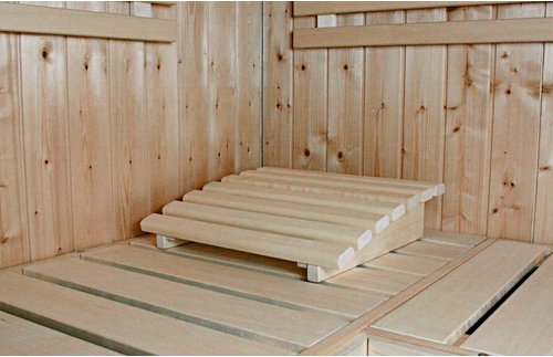 KARIBU Kopfstütze »Premium«, Espenholz, BxL: 400 x 350 cm - beige