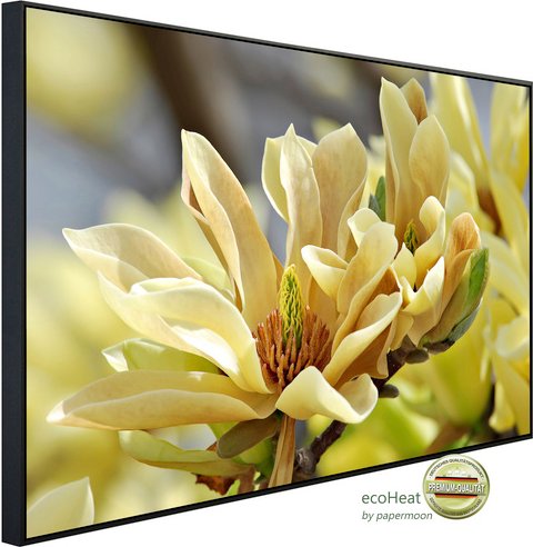 Thumbnail - papermoon Infrarotheizung »EcoHeat - Schmetterlinge Magnolie«, Matt-Effekt - bunt