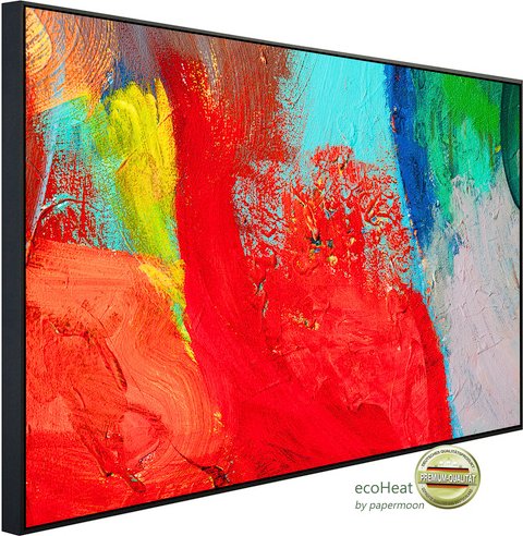papermoon Infrarotheizung »EcoHeat - Abstrakt Farben«, Matt-Effekt - bunt