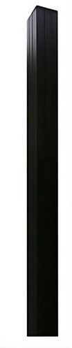 Pfosten für Steckzaun Naro, HxBxT: 180x6,8x6,8 cm - schwarz