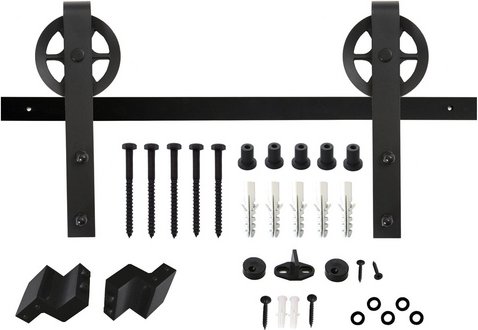 Intersteel Schiebetürsysteme »Wheel« - schwarz