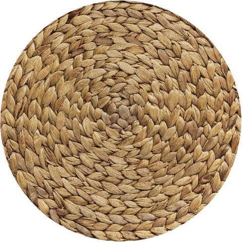 mySPOTTI Tischset »Chi«, rund, Kunstleder, braun