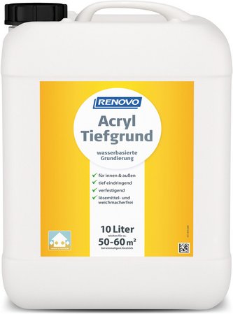RENOVO Acryl-Tiefgrund - transparent