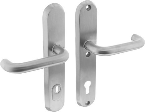 Intersteel Schutzbeschlag, Kernziehschutz PZ 92 mm oval Drücker/Drücker