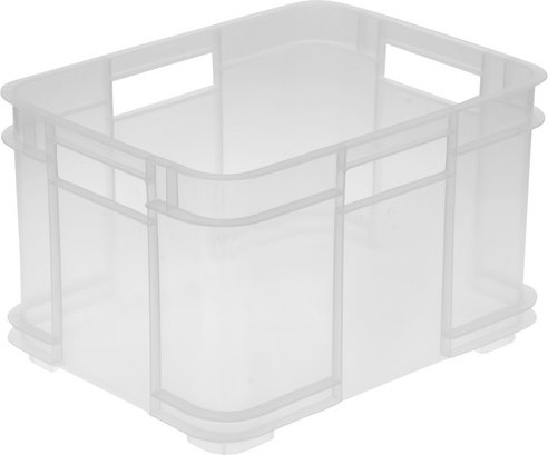 KEEEPER Aufbewahrungsbox, BxH: 27 x 22 cm, Kunststoff - transparent
