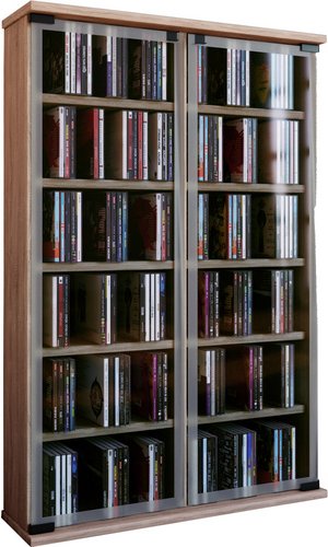 VCM Regal »Galerie«, BxHxL: 18 x 91,5 x 60 cm, Holzwerkstoff - braun