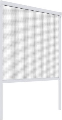WINDHAGER Insektenschutz, IS Basic Rollo Fenster, PVC weiß, 130 x 160 cm - weiss