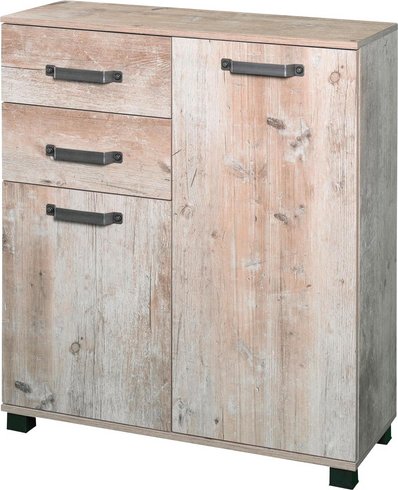 Thumbnail - SCHILDMEYER Badschrank »Milan«, BxHxT: 80 x 94,8 x 32 cm - braun