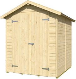 LASITA MAJA Gartenhaus »Kent«, BxHxT: 193,4 x 213,18 x 175,5 cm (Außenmaß inkl. Dachüberstand), naturbelassen - braun