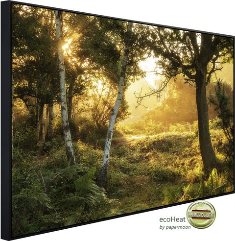 papermoon Infrarotheizung »EcoHeat - Wald«, Matt-Effekt - bunt