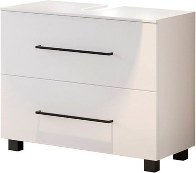 Thumbnail - HELD MÖBEL Waschbeckenunterschrank »Luzern«, BxHxT: 70 x 54 x 35 cm - weiss