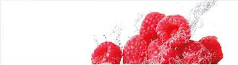 mySPOTTI Küchenrückwand »Aqua-Himbeere«, Aluverbund, Himbeere