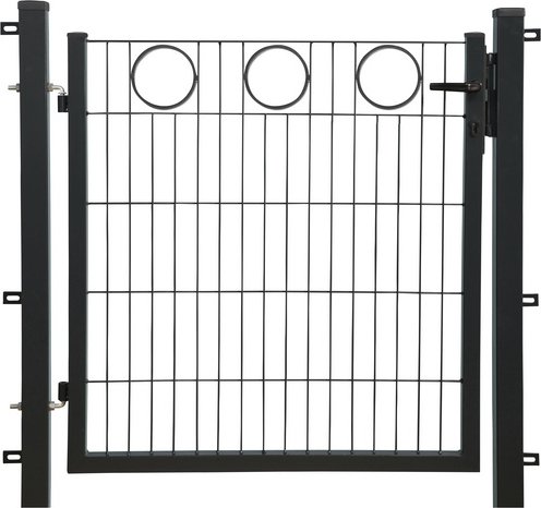 FLORAWORLD Einzeltor »comfort«, Türmaße BxH: 100 x 100 cm - schwarz