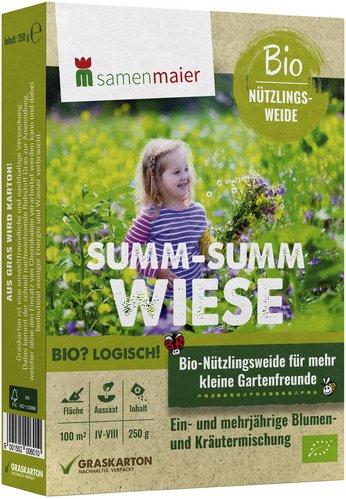 SAMEN MAIER Saatgut »BIO Nützlingsweide 100qm «, Bio-Qualität