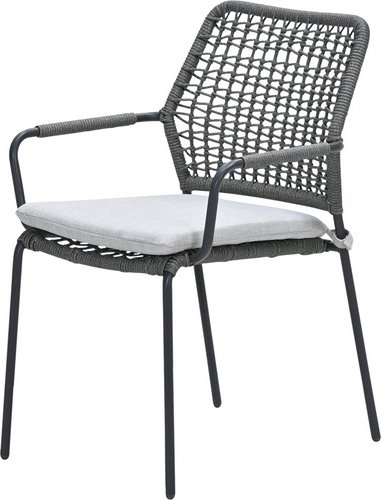 GARDEN IMPRESSIONS Dining Stuhl »Swifty«, BxHxT: 56,5 x 84,5 x 63,5 cm, Aluminium, anthrazit/sand - grau