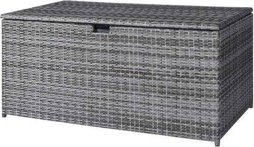 CASAYA Kissenbox »RIOS«, BxHxT: 145 x 70 x 80 cm, Arctic Grey - grau