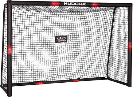 Hudora Fußballtor »Pro Tect 240«, B: 240 cm, schwarz/rot, rechteckig