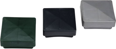 FLORAWORLD Pfostenkappe, BxHxT: 6 x 3 x 6 cm, für Zaun und Eckpfosten 60 x 60 mm - gruen