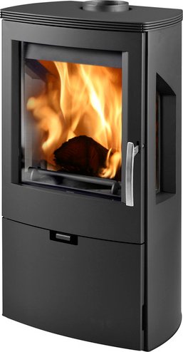 THORMA Kaminofen »Wikantica«, schwarz, Stahlblech, 8 kW