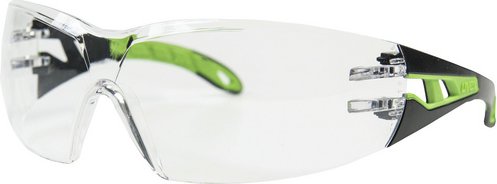 Thumbnail - UVEX Schutzbrille, Kunststoff, schwarz/grün - weiss
