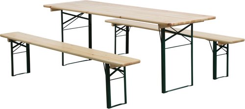 FUN STAR Gartenmöbelset, 3er-Set, Stahl - beige